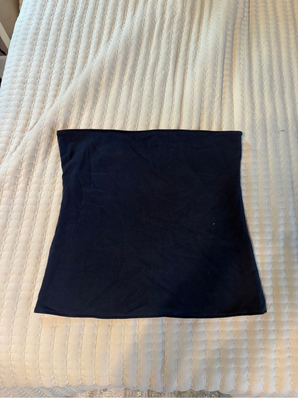 Hollister Navy/Pink Strapless Crop Tube Top